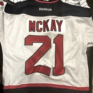 Devils Randy McKay autographed jersey